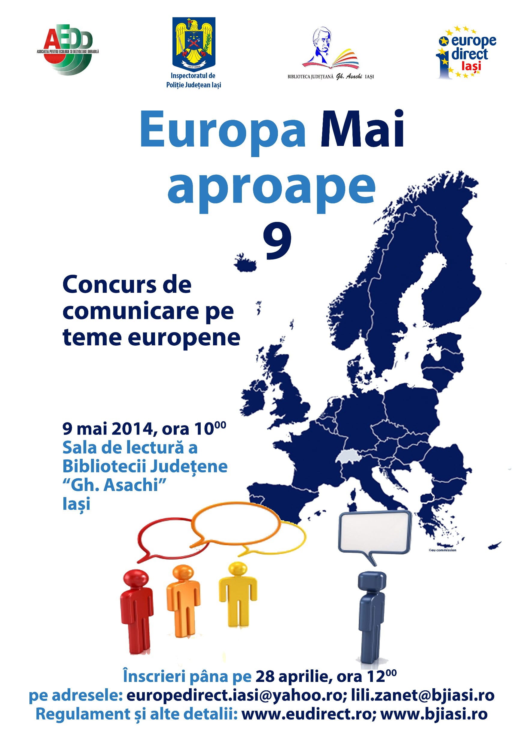 Concurs „Europa MAI aproape 9” – ultimele zile de înscriere