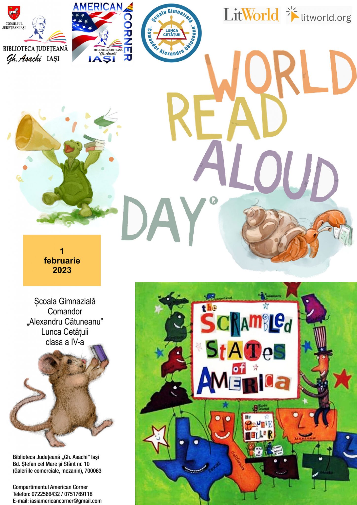 AMERICAN CORNER EVENTS – World Read Aloud Day