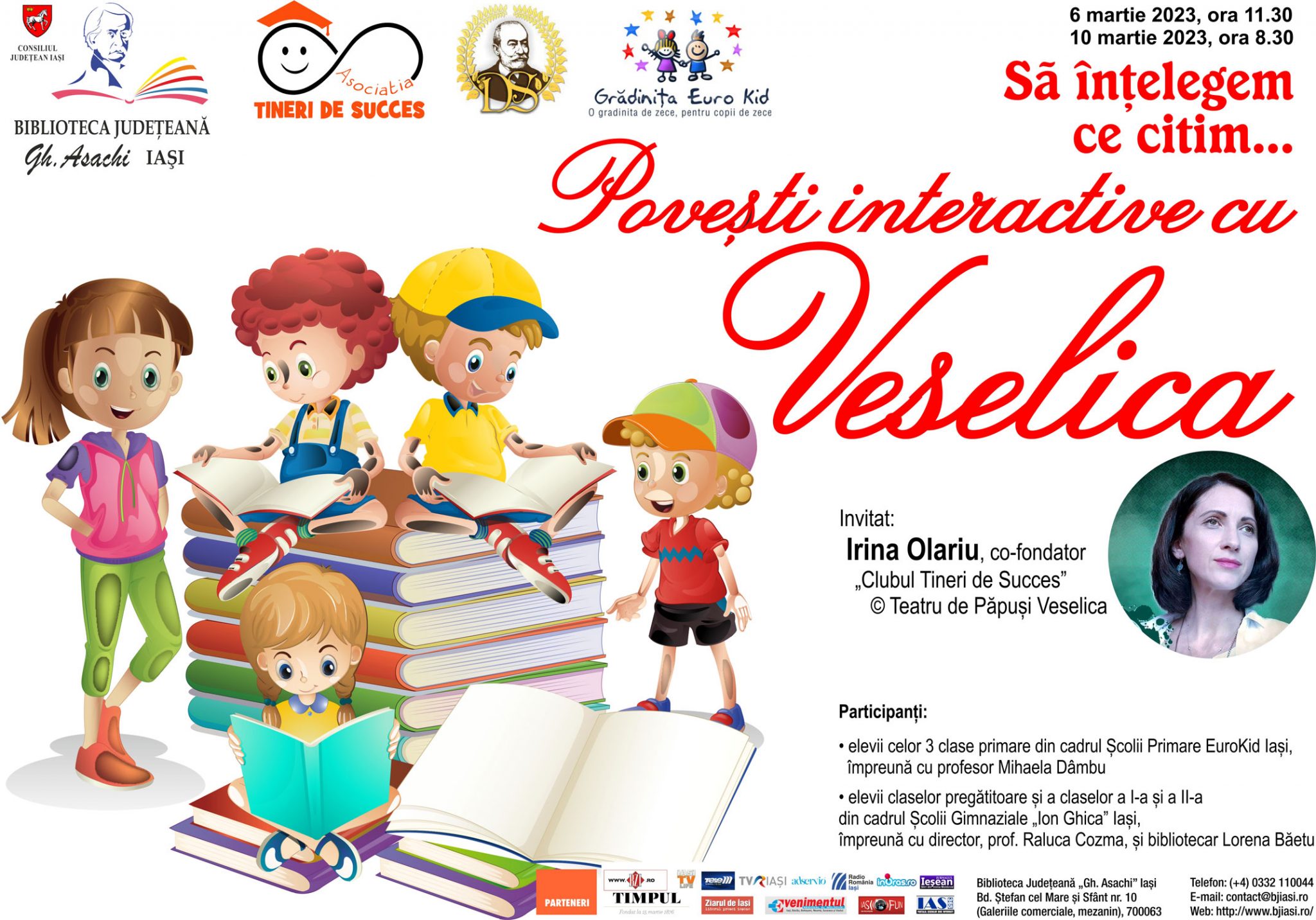 Să înțelegem ce citim… Povești interactive cu Veselica