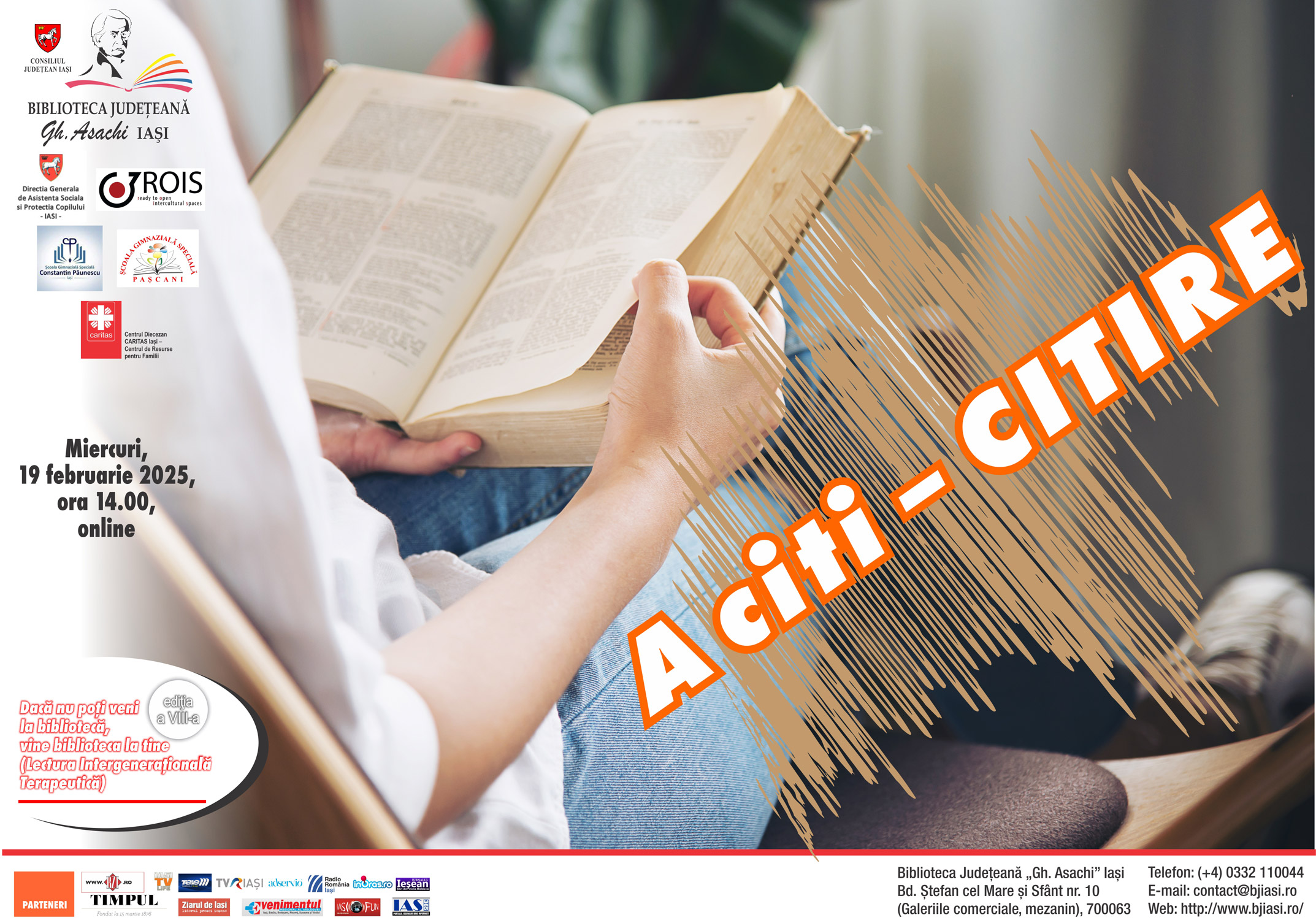 A citi – CITIRE – „Dacă nu poți veni la bibliotecă, vine biblioteca la tine!” (ediția a VIII-a)