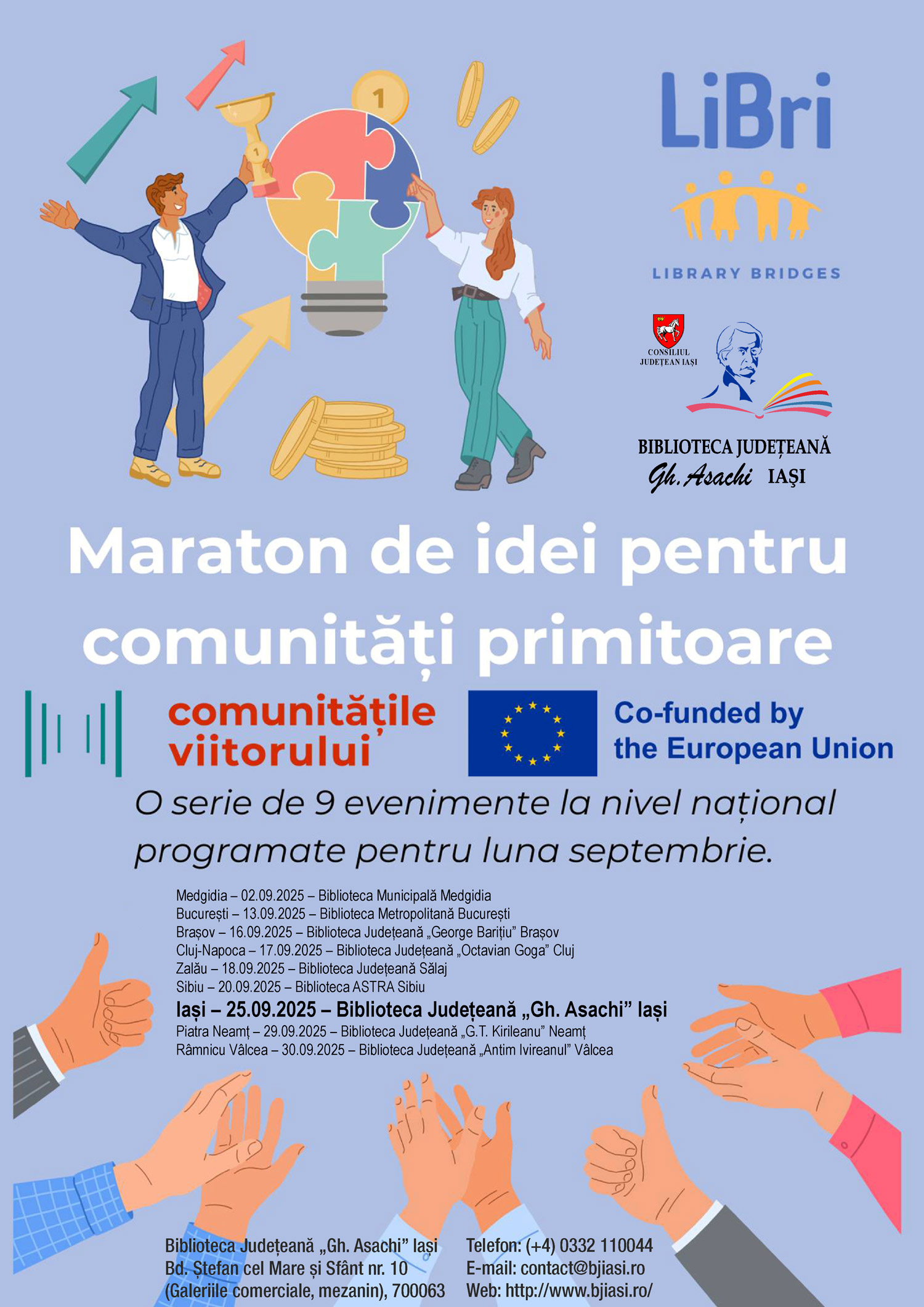 Hackathonul „Maraton de idei pentru comunități primitoare”
